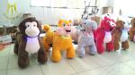 Hansel children electric stuffed walking battery operated zoo animal ride