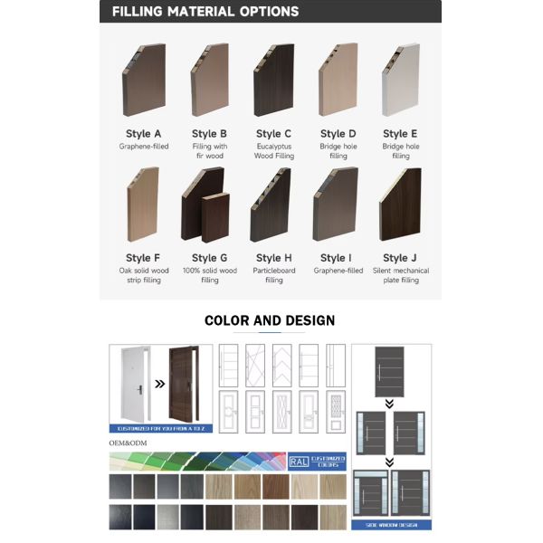 YATTON Custom Design Aluminum Exterior Front Entry Security Pivot Door Aluminium Window Making Materials 5-Year Apartment
