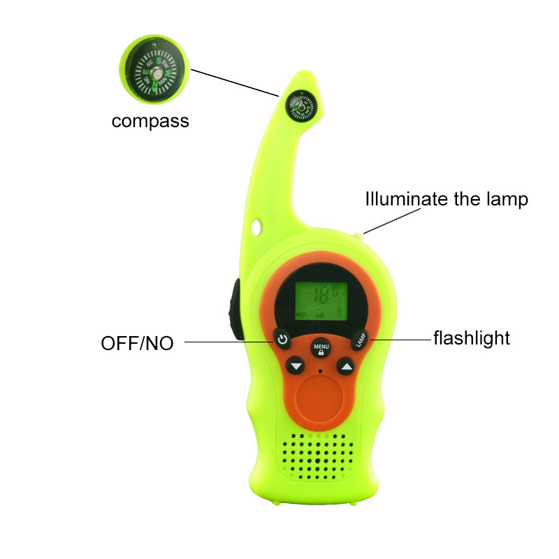 Long Range 5km 0.5W 462.5625MHz Baby Walkie Talkie 3 Channel
