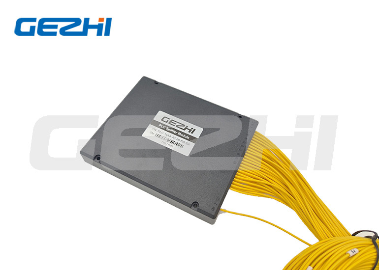 OEM 1x64 G657A1 SC/APC Optical Fiber PLC Splitter ABS Module Box Type