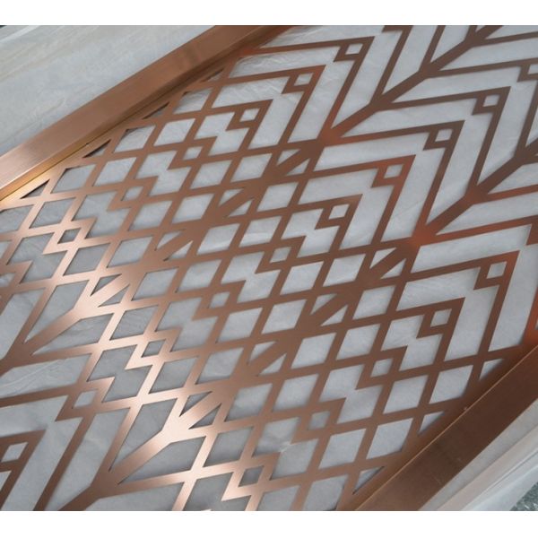 Steel Frame Customized Size Metal Panels Decorative Partition Screen Room