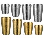 Double Wall Stainless Steel Cups Mug For Beer Coffee Drinking 5oz 450ml
