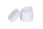 White PP 5g Screw Lid Cream Jars Cosmetic Packaging Trial Bottle