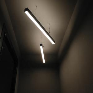 Wholesale Office Linear LED Pendant Lights Anti Corrosion Aluminum Lamp Body from china suppliers