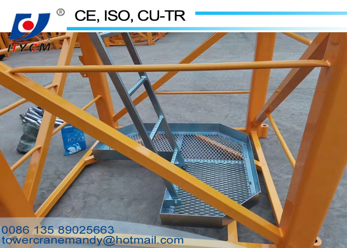 QTZ5610 Hot Sale Orange Color 6ton Max. Load Cabin Control Construction Building Equipment