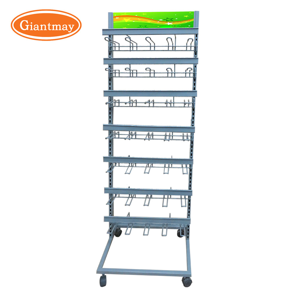 Multi-Function Display Metal Shelf Small Battery Rack