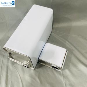 Wholesale White Paint Bucket 1gallon Automotive Paint Cans 4L Empty Metal Paint Cans from china suppliers