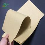 Oilproof Brown Kraft Liner Board , PE Coated Paper Rolls For Food Wrapping 70gsm