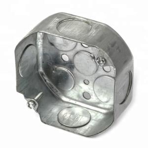 Wholesale Steel Galvanised Conduit Box , Metal Conduit Junction Box 0.8-1.5mm Thickness from china suppliers