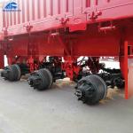 3 Axles 50 Tons Side Wall Semi Trailer Truckman Brand For Transport Bulk Cargo