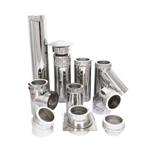 Wholesale 90 Degree Spigot Insulated Chimneys Components Weather Proof High Density from china suppliers