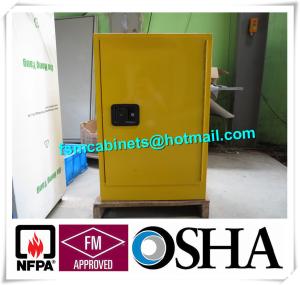 Wholesale Fire Resistant Industrial Safety Cabinet , Flame Proof Storage Cabinets 20 Gallon from china suppliers