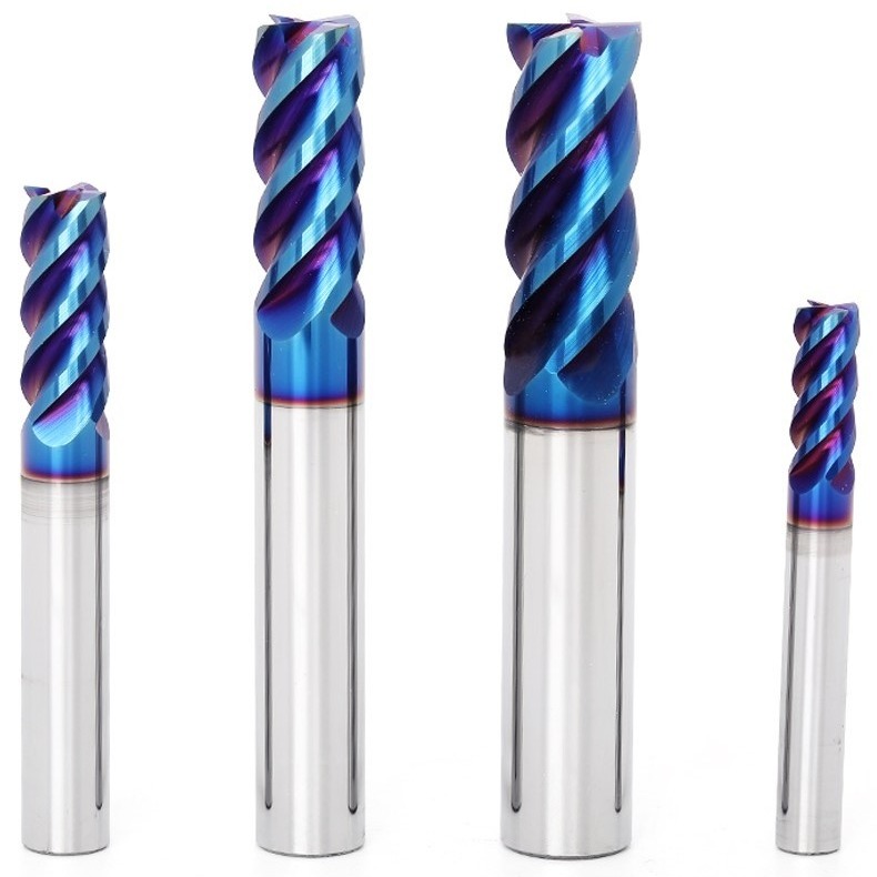 4 Blade High Precision CNC Milling Cutter Nano Cemented Carbide Milling Cutter