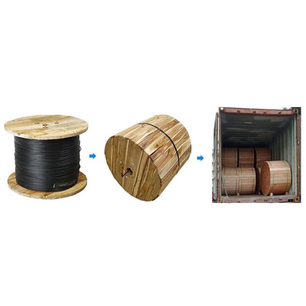 High Strength 24 Core Multimode Fiber Optic Cable LSZH / PVC Outer Sheath