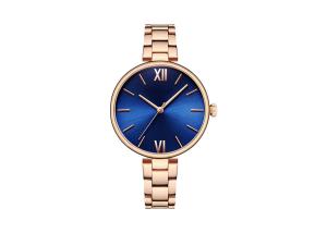 Wholesale Water Resistant Women'S Stainless Steel Watch , Swirl Mark Dial Metal Strap Watches For Ladies from china suppliers