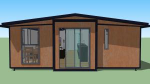 Wholesale Transportable Expandable Container Homes , 2 Bedroom Prefab House With Kitchen from china suppliers