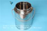10 litre stainless steel milking pail, goat milking bucket with handle ,