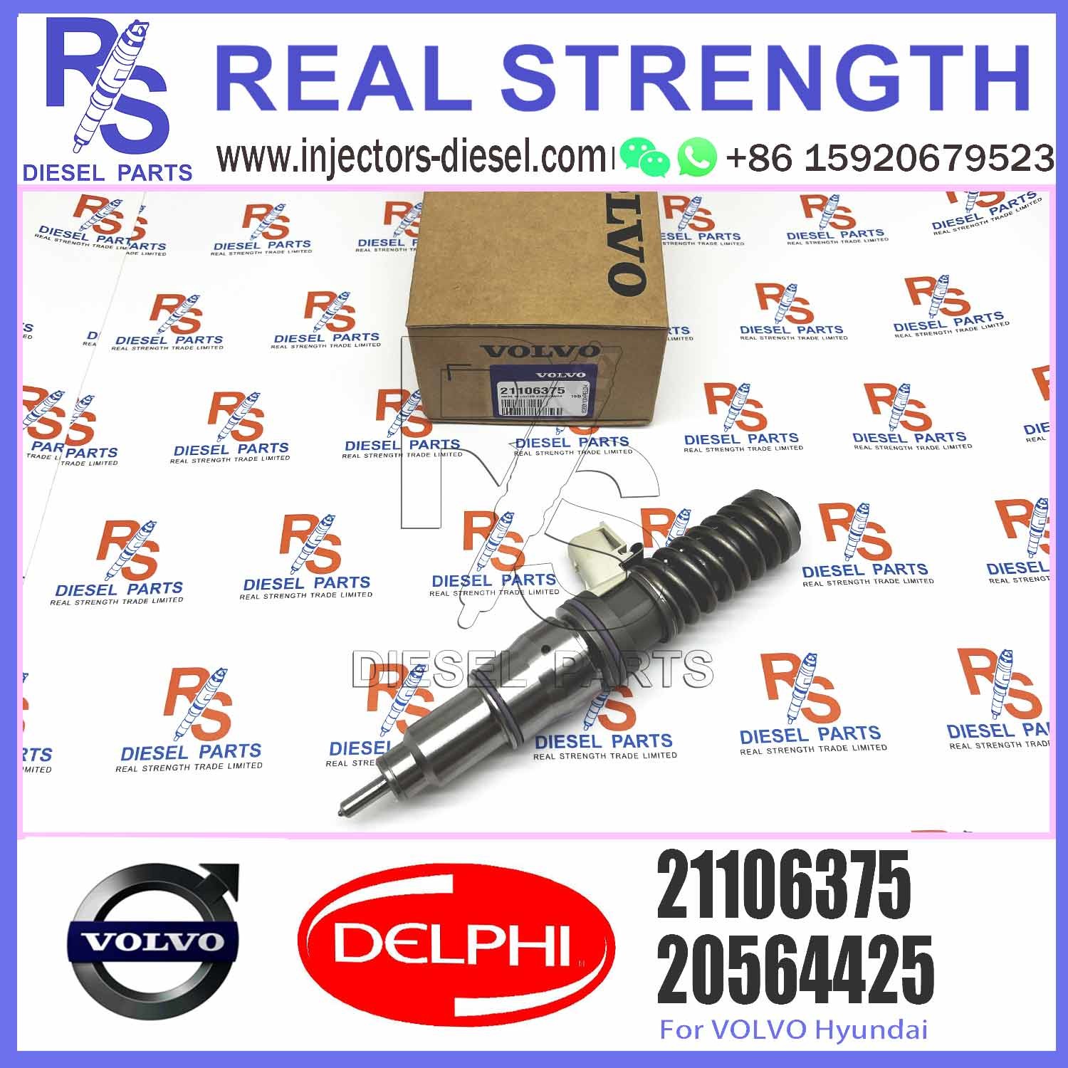 Diesel Fuel Injector 21244717 20582430 BEBE4F01001 BEBE4F07001 20977565 21106375 E3.3 for V-O-L-V USA MD13 E3.3