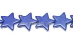 Lapis Blue Synthetic Turquoise Pentagram Beads Jewellery Supplies