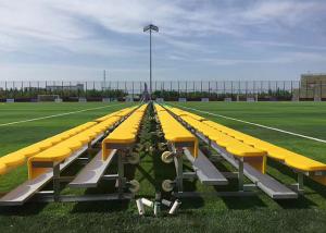 Wholesale Outdoor Portable Aluminum Sports Benches , Temporary Spectator Stands With HDPE Seat from china suppliers