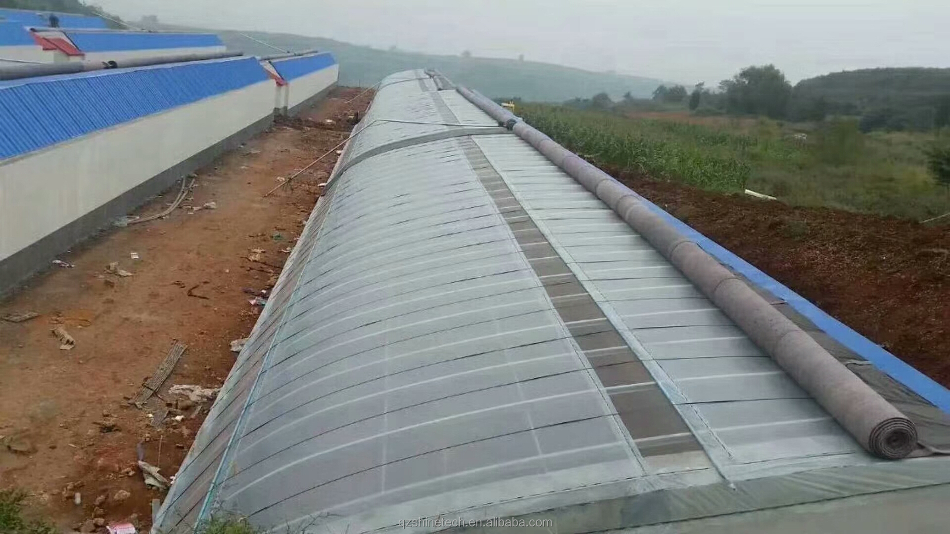 Energy Saving Small Single Span Solar Greenhouse For Cold Climates