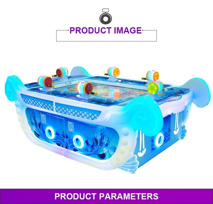 Luxury 55 Inch 6 Players Fishing Game Machine For Amusement Park