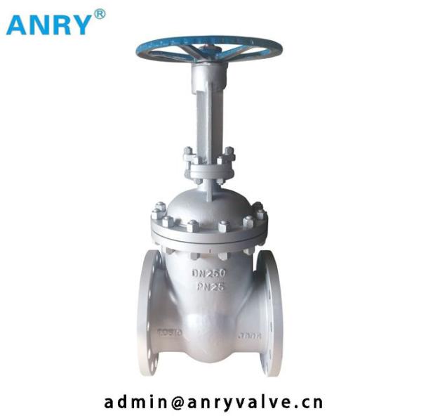 GOST Extended Stem Gate Valve Steel 20 Flanged Raised Face Gate Valve PN16 PN40