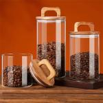 candy kitchen thick borosilicate tea coffee food storage container airtight