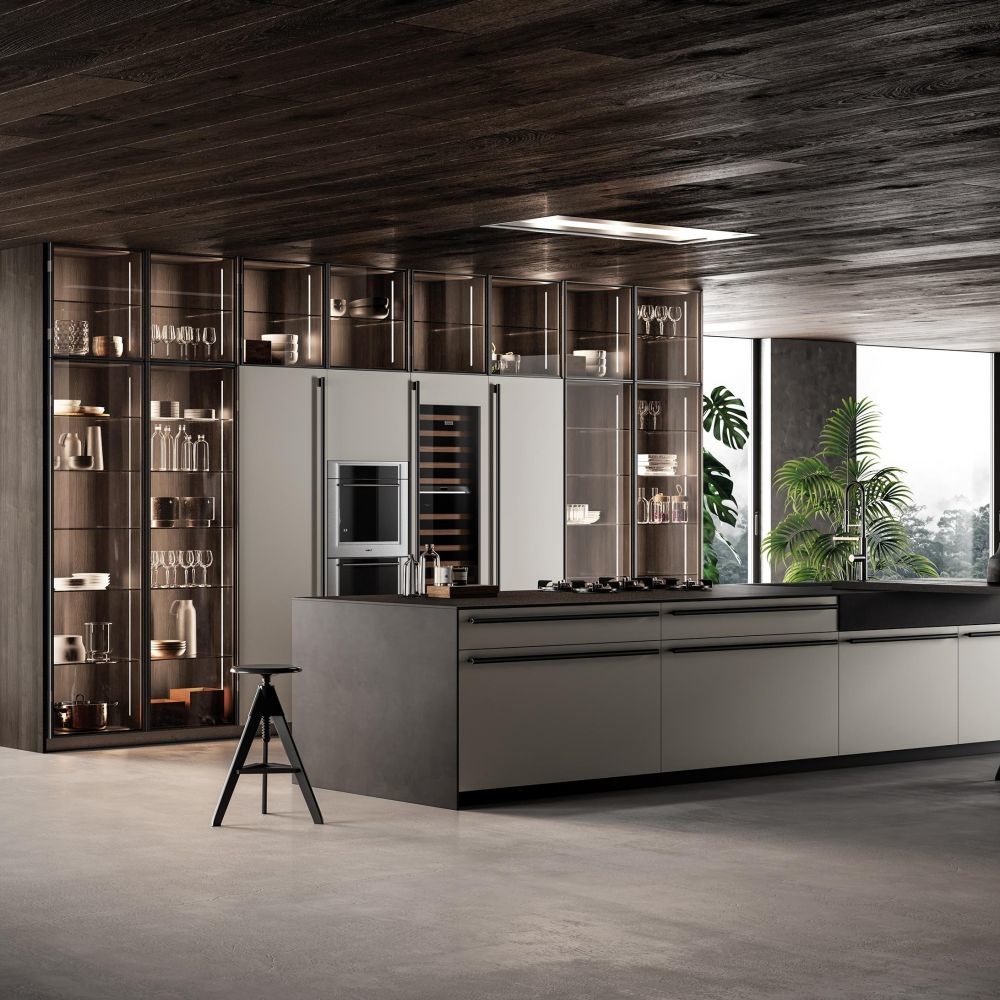 Smart Complete Set Melamine Cupboards Supplies Custom Wooden Pantry Modern Design Villa Kitchen Cabinet