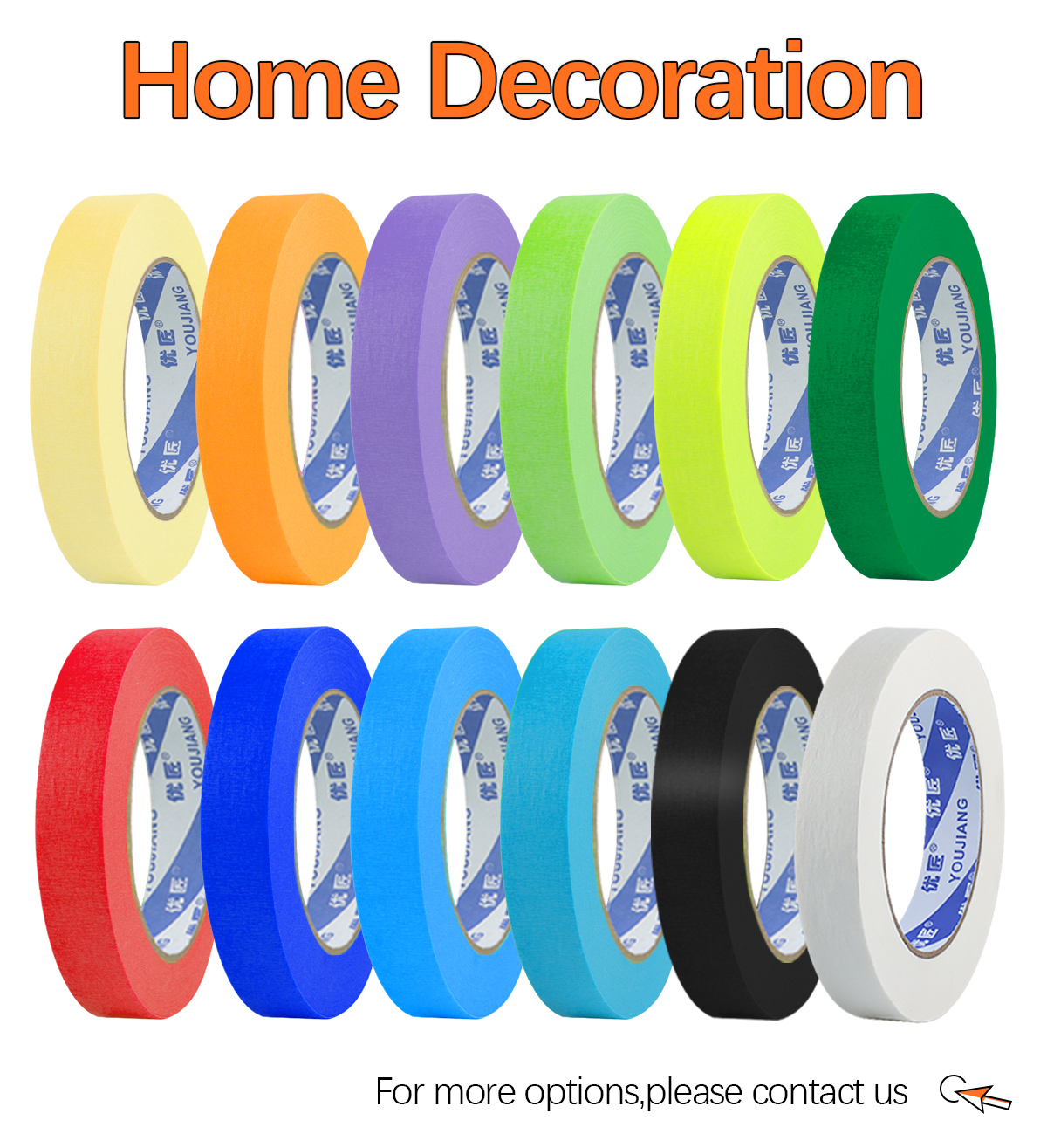 High Temperature Automotive Pre Painters Masking Tape For Car Painting Anti UV
