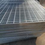 Stair Platform Floor Anti Slip Serrated Bar Grating Hot Dipped Galvanized