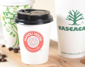Wholesale 12oz 260+18pe Coffee Cup Milk Tea Hot Drink Single Wall Paper Cups from china suppliers