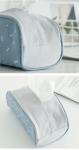 Desktop tissue box 20*12*12cm canvas logo customized five colors