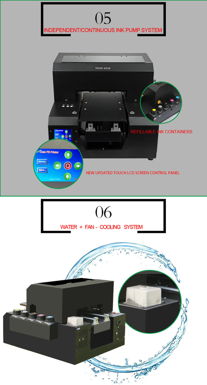 Professional Wooden Sign Printing Machine A4 UV Flatbed Printing On Wood Printer