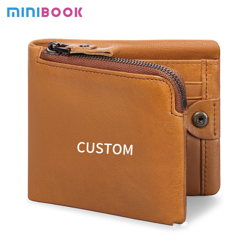 Stylish Men's RFID Wallet Open Closure Anti-Theft Design for Travel and Business