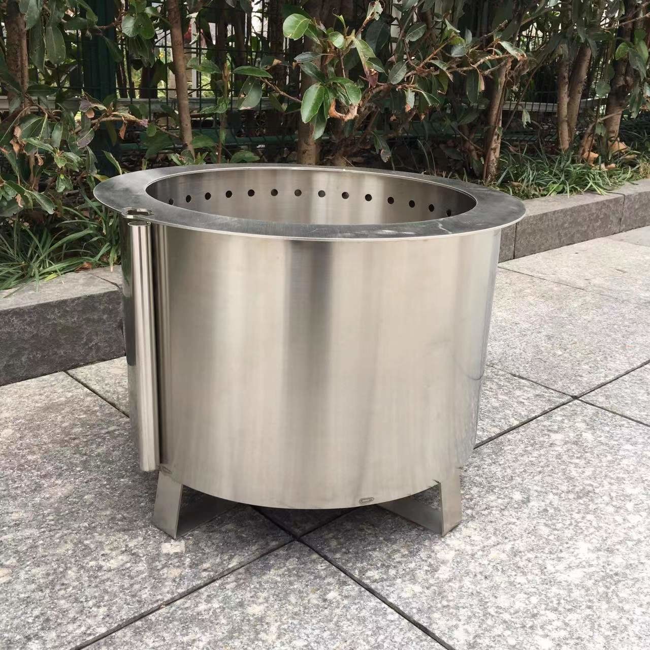 Travelling 56cm Smokeless Wood Fire Pit 22 Inch Bonfire