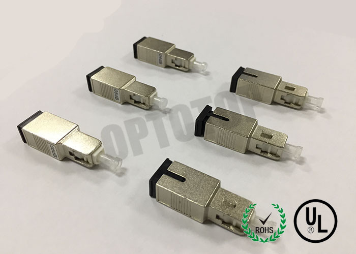 SC UPC APC Metal Material Optical Fiber Attenuator WDM and DWDM systems channel balancing