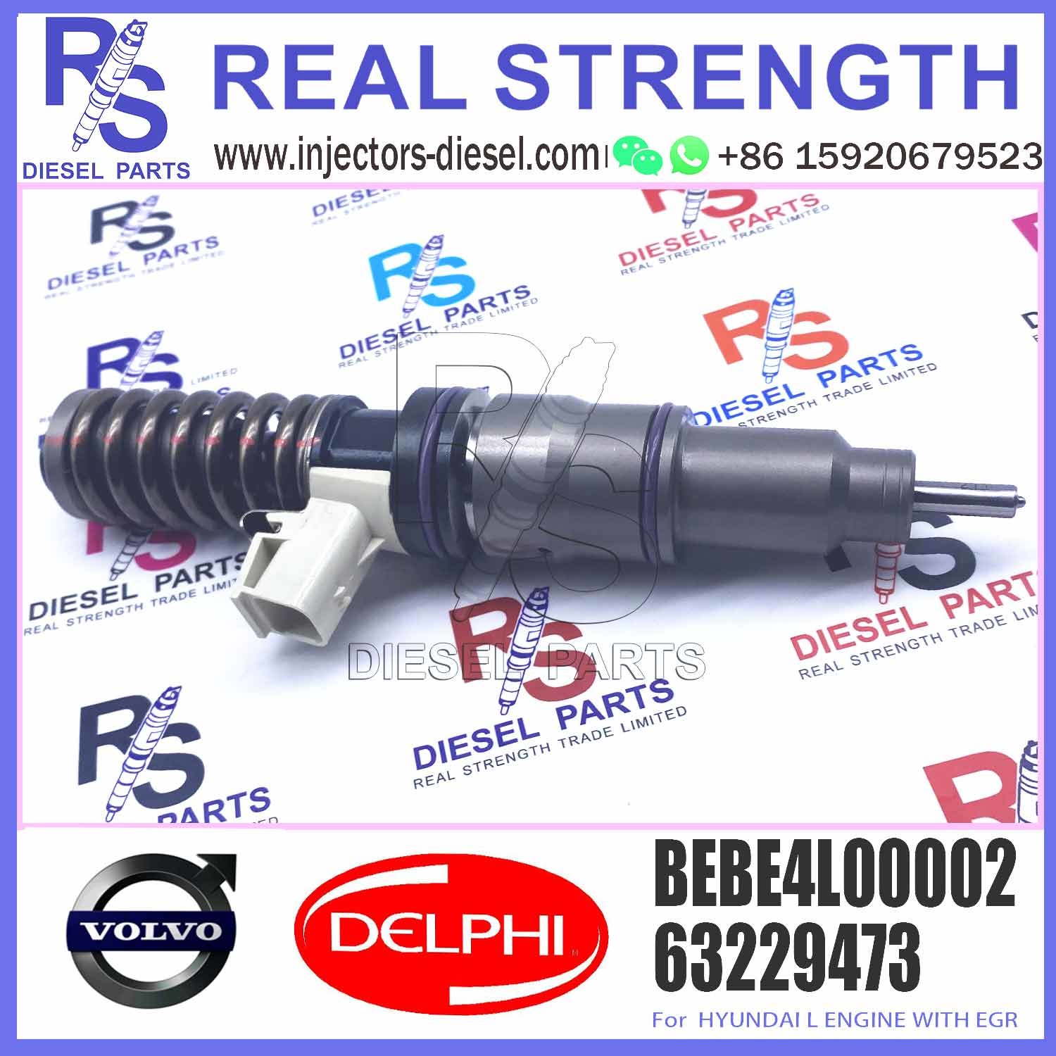Common Rail Diesel Fuel Injector 63229473 BEBE4L00001 BEBE4L00002 For Engine Parts