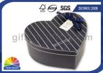 Fancy Heart Shaped Paper Gift Box For Women , Jewellery Packaging Box With
