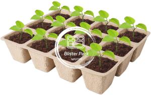 Wholesale 10 Pack Biodegradable Paper Deep Seed Starting Trays For Plant Starters from china suppliers