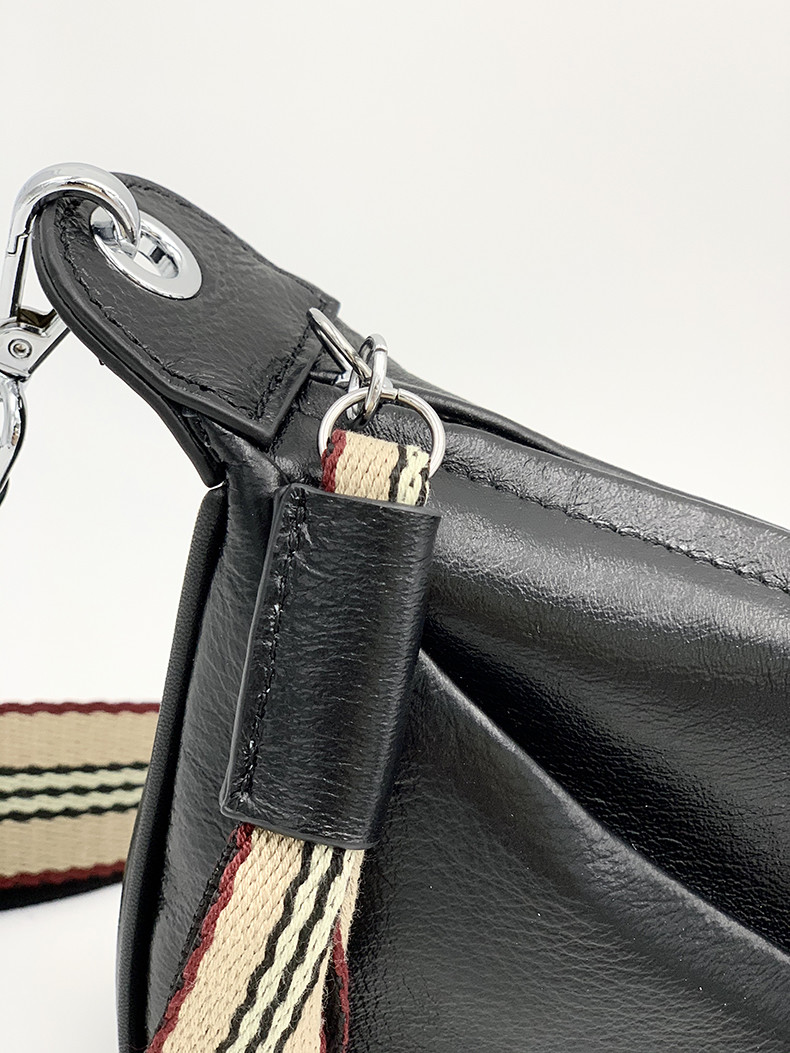 Shoulder Bag For Women Genuine Leather With 2 Removable Straps Cross Body