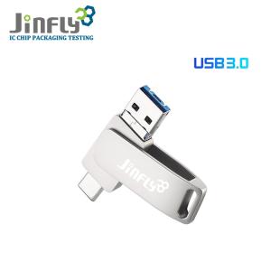 Wholesale MLC/TLC Chip Class A Grade 3 in 1 OTG USB Flash Drive 16GB 32GB 64GB 128GB USB 3.0 Pen Drive Type C from china suppliers