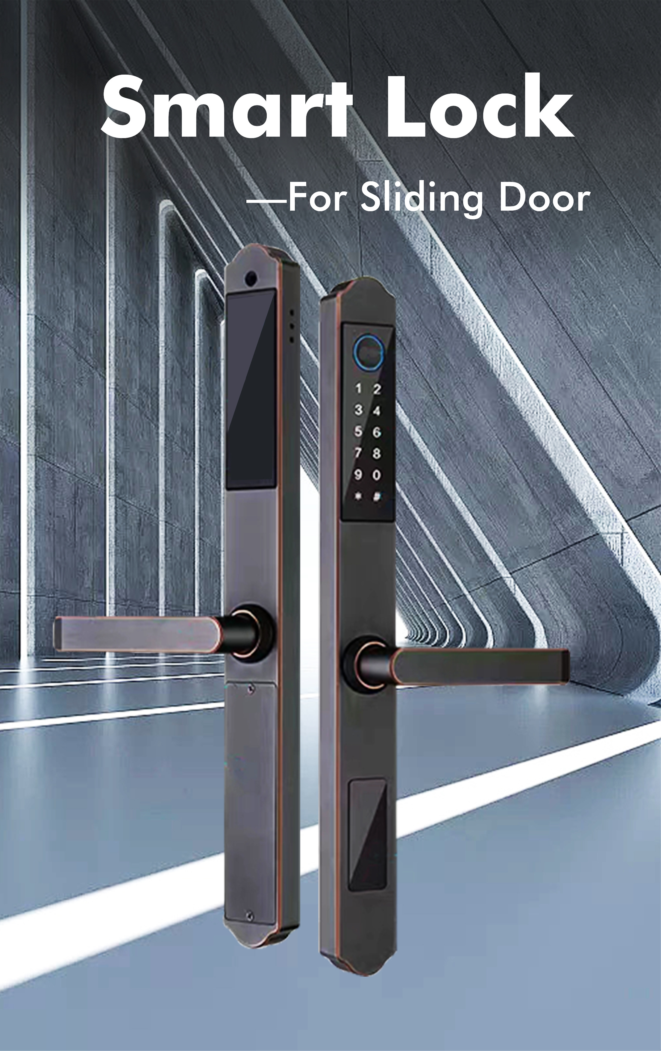 TuyaSmart Weatherproof Digital Lock ROHS Residential Door Locks Electronic