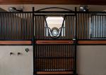 Swing Door Professional Horse Stall Fronts Durable Wooden Bamboo Material