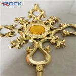 Electroplate window grille inserts geogian bar flower decorate bar for