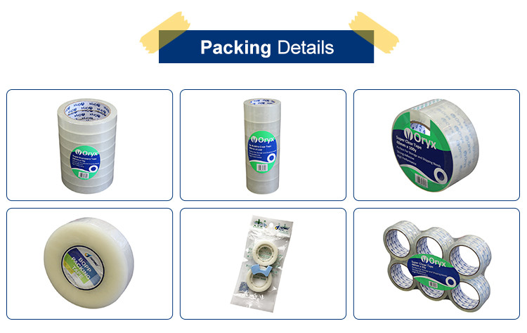 Printed Clear Fragile Plastic Bopp Packing Tape Customized Service