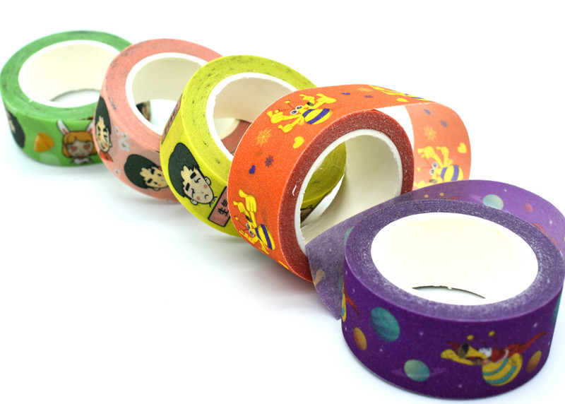 Custom Printed CMYK Waterproof Glitter Washi Tape Manufacturer