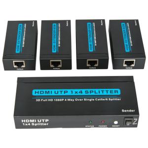 Wholesale 1x4 HDMI Splitter Over Cat6 from china suppliers