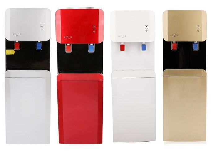 Compressor Cooling Free Standing Water Dispenser , Hot Cold Water Bottle Dispenser