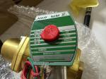 8344G074 110V Emerson ASCO Solenoid Valve 4 Way 1/2" NPT Single Solenoid Brass
